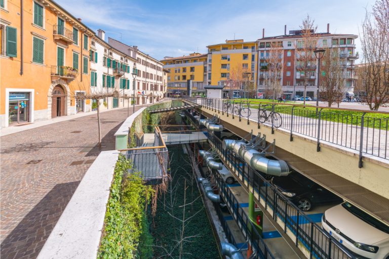 Historic quarter Cittadella, Verona, Italy